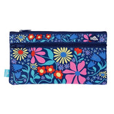 Twin Zip Pencil Case - Flower Fun