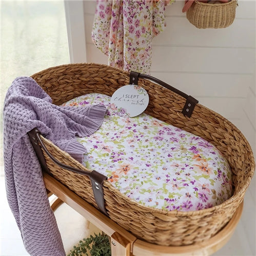 Isla Organic Bassinet Sheet / Change Pad Cover