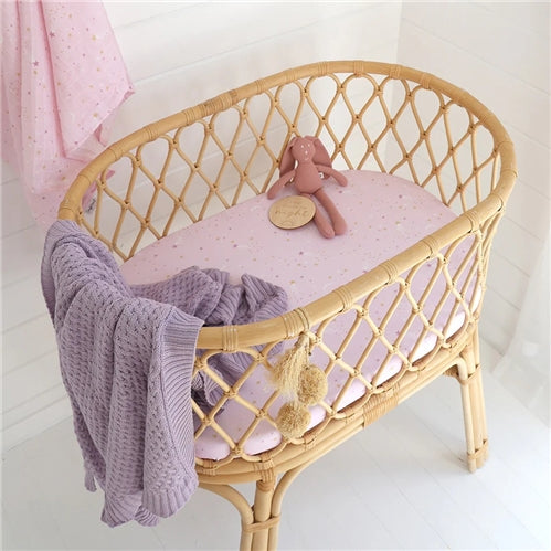 Twinkle Organic Bassinet Sheet / Change Pad Cover