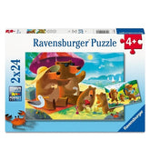 Bear Family Vacations Puzzle 2x24pc