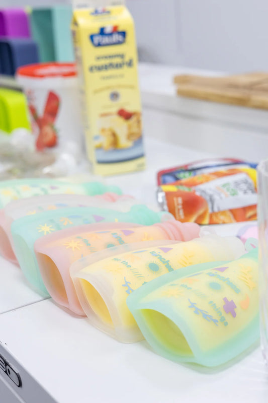 Sinchies Silicone Squeezy Pouch 2pk