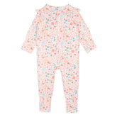 Fern Floral Organic LS Zipsuit