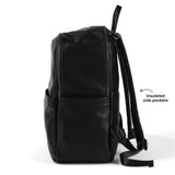 OiOi Multitasker Nappy Backpack - Black Vegan Leather