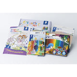 Staedtler 60 Piece Colouring Set with 64 Page Magical Adventures Colouring Book