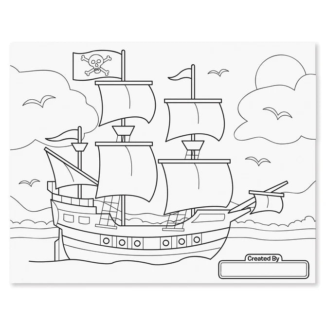 Jumbo Colouring Pad Blue