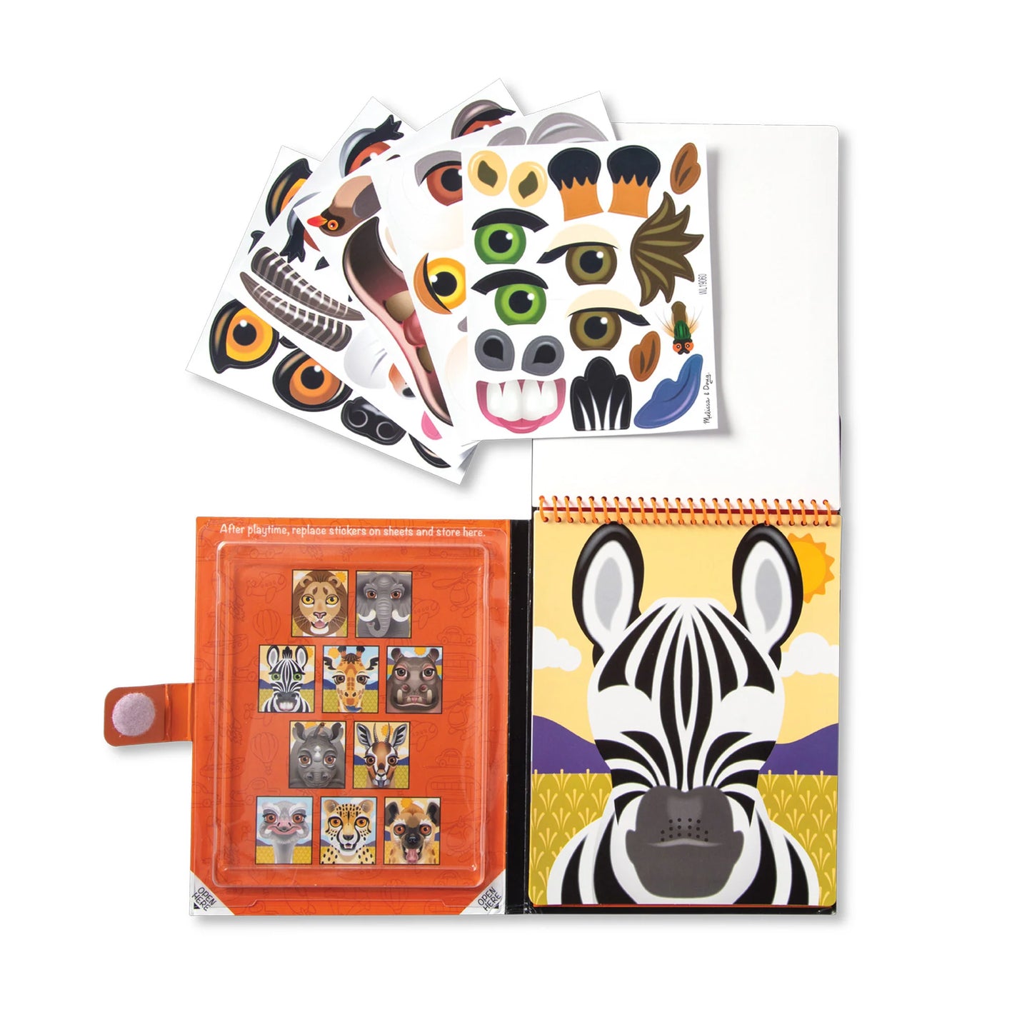 On the go - Reusable Stickers - Safari
