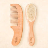 Kiin Wooden Baby Brush + Comb Set