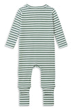 Fern Stripe Zip Romper