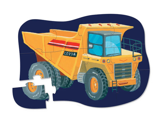 Crocodile Creek Mini Puzzle 12 pc - Construction