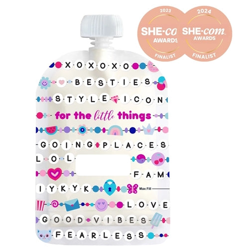 Sinchies 150ml Reusable Food Pouches 5pk - BFF's