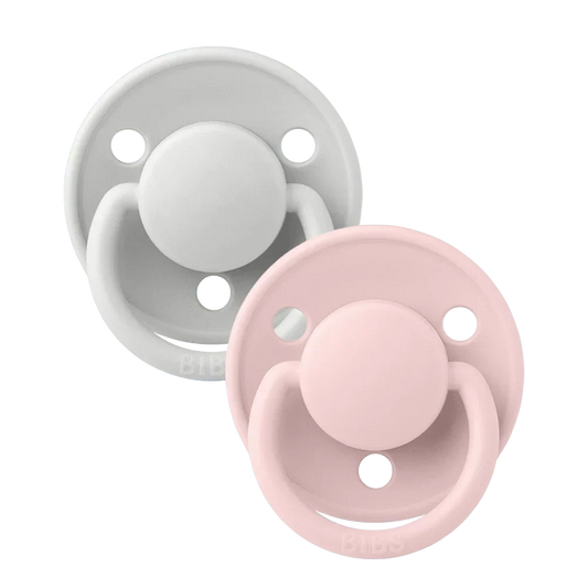 BIBS Dummies De Lux - Silicone - Haze/Blossom