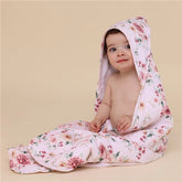 Bird's & Blooms Organic Hooded Baby Towel