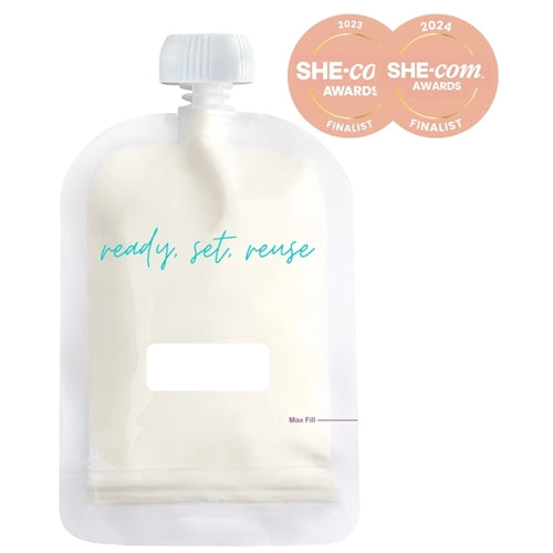 Sinchies 150ml Reusable Food Pouches 5pk - Plain