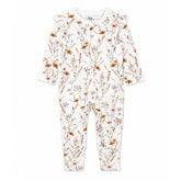 TAYLOR Organic Floral LS Zipsuit