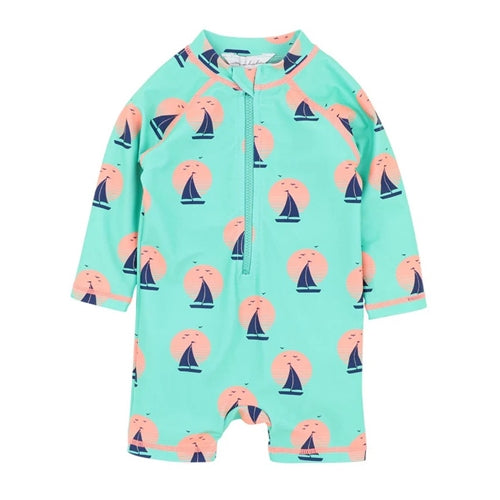 JARVIS Green Long Sleeve Rash Suit