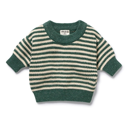 Clover Organic Knitted Stripe Jumper