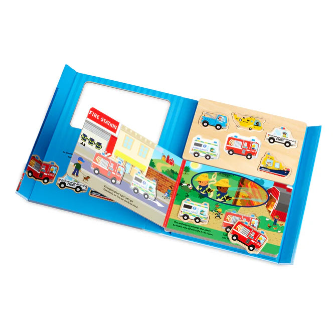 Book & Puzzle Playset - To the Rescue