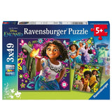 Disney The Magic Awaits! Puzzle 3x49 Pieces
