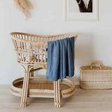 River Diamond Knit Organic Baby Blanket