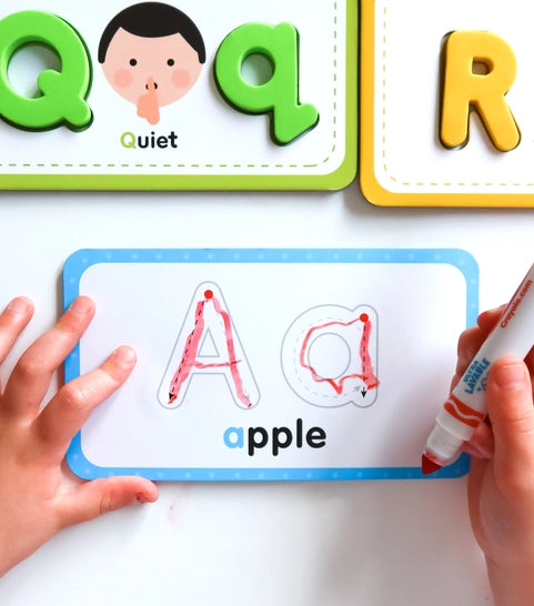 Flashcards and ABC Magnetic Letters