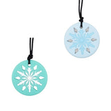 Snowflake Chew Pendant - Medium