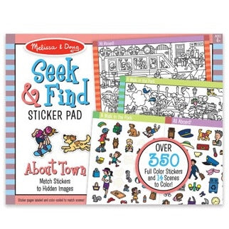 Seek & Find Sticker Pad - Around Town