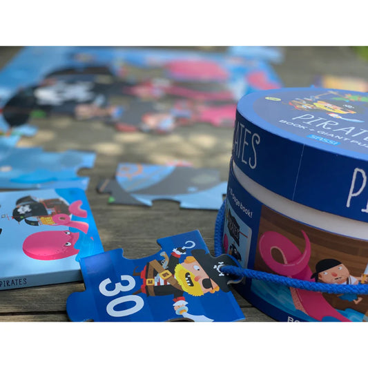 Sassi Book and Giant Puzzle - PIRATES