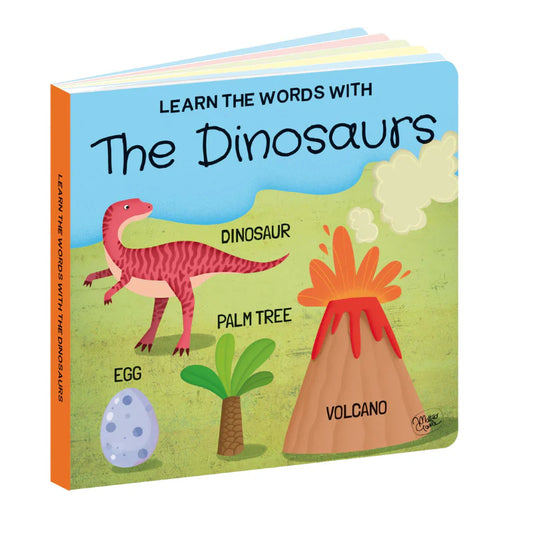 Sassi 3D Puzzle and Book Set - Learn Words Dinosaurs