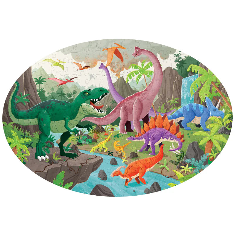 Travel, Learn and Explore Puzzle and Book Set - DINOSAURS