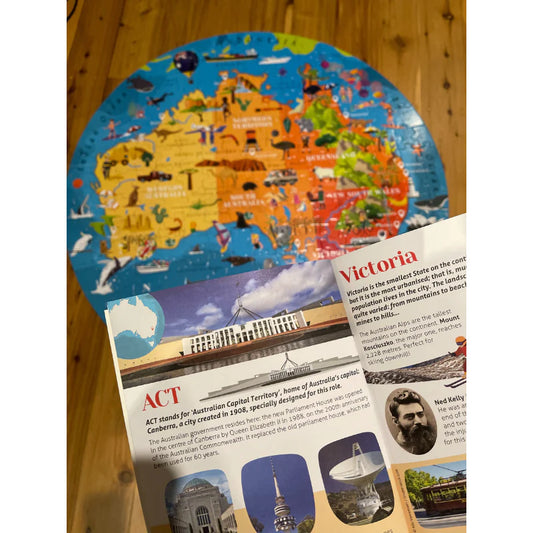 Travel, Learn and Explore Puzzle and Book Set - AUSTRALIA