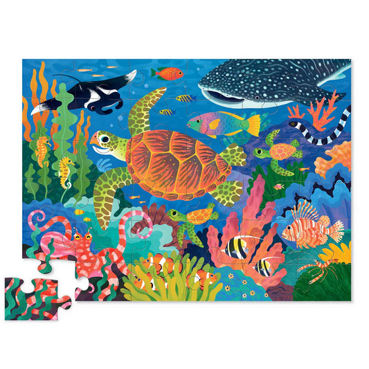 Crocodile Creek Classic Floor Puzzle 36 pc - Sea Turtle