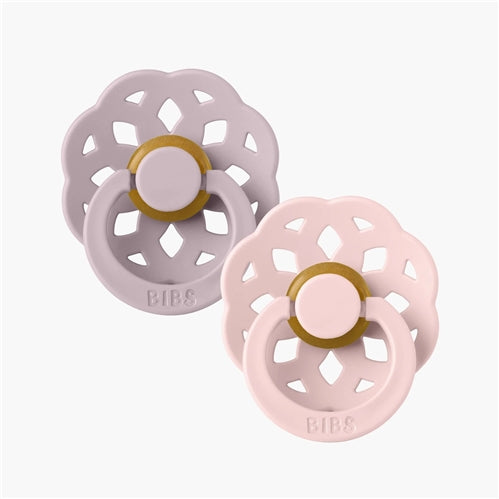 BIBS Dummies - Boheme - Natural Rubber - Blossom/Dusty Lilac