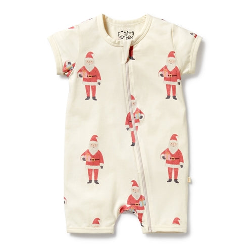 Ho Ho Ho Organic Boyleg Zipsuit