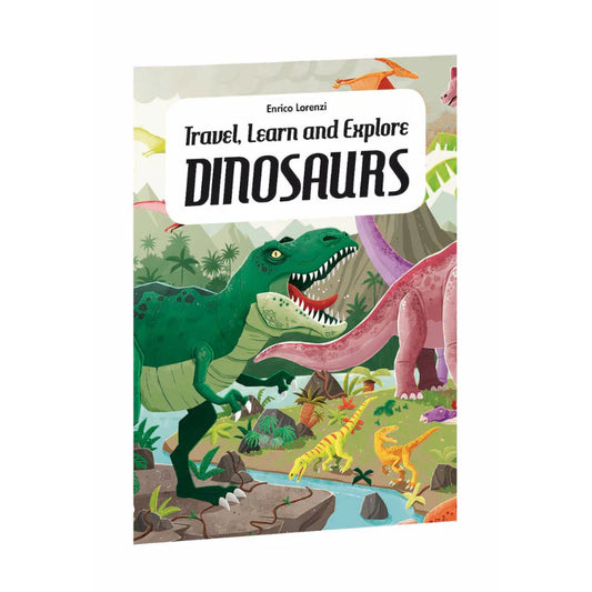 Travel, Learn and Explore Puzzle and Book Set - DINOSAURS