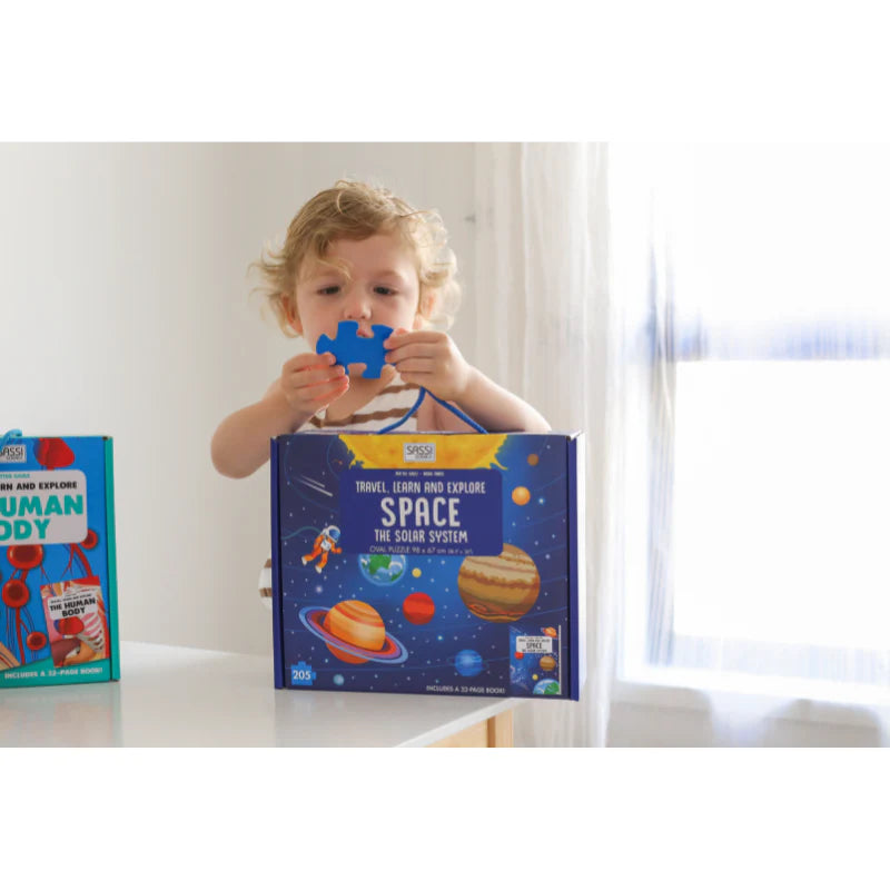 Travel, Learn and Explore Puzzle and Book Set - SPACE