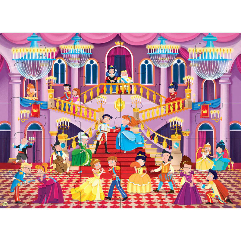Sassi Book and Giant Puzzle - THE PRINCESS BALL