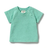Seafoam Organic Terry Tee