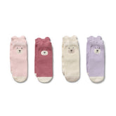 Organic 4pk Baby Socks - Pinks