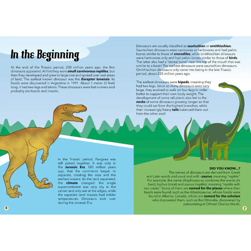 Travel, Learn and Explore Puzzle and Book Set - DINOSAURS