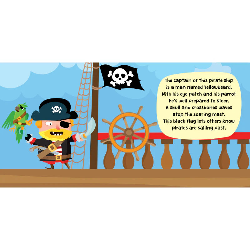 Sassi Book and Giant Puzzle - PIRATES