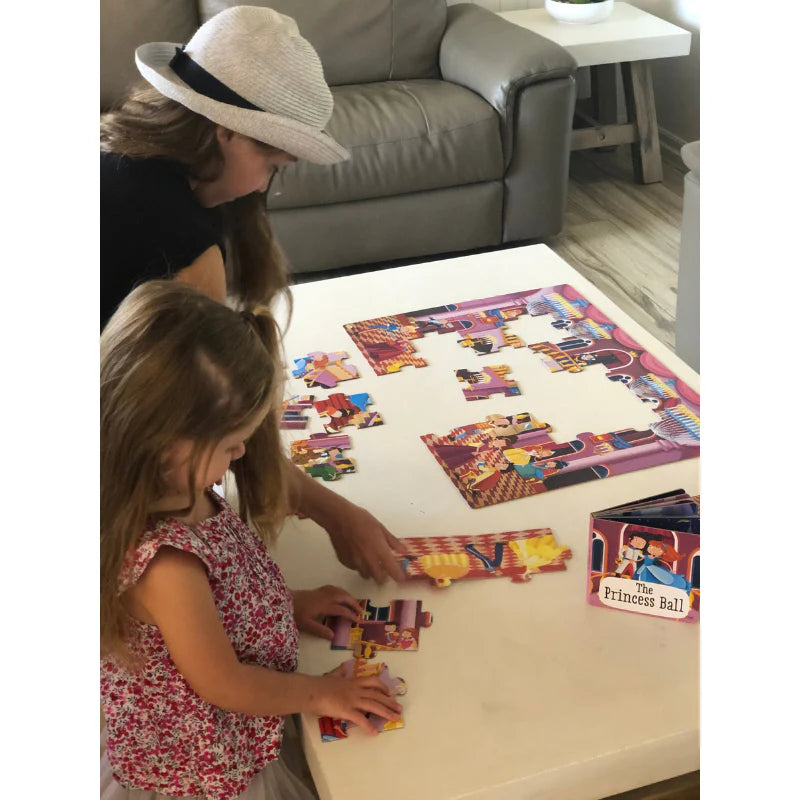 Sassi Book and Giant Puzzle - THE PRINCESS BALL