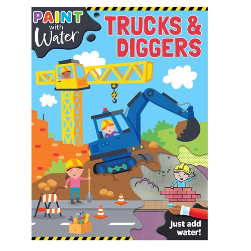 Paint with Water - Trucks and Diggers - vol 2
