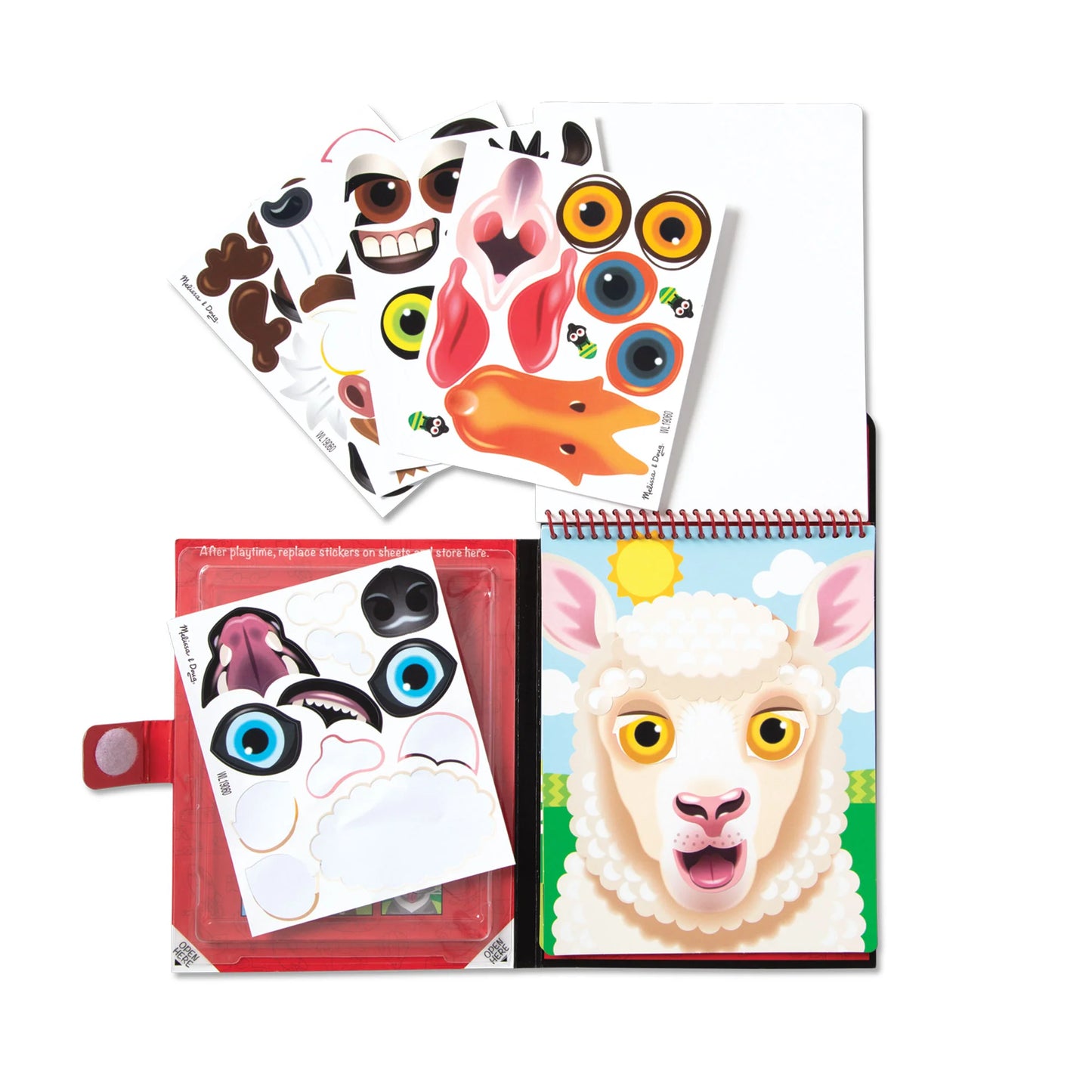 On the go - Reusable Stickers - Farm