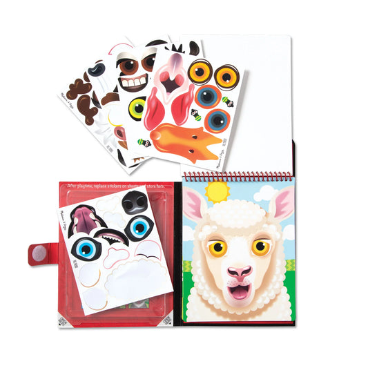 On the go - Reusable Stickers - Farm