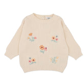 Fern Hand Embroidered Organic Jumper