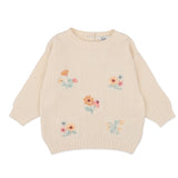 Fern Hand Embroidered Organic Jumper