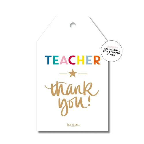 Gift Tag - Teacher Thank you