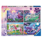 Magical Unicorns Puzzle - 4x100 Piece