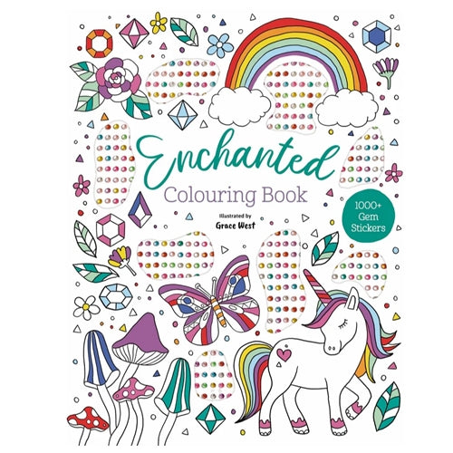 Enchanted Gem Sticker Colouring Book