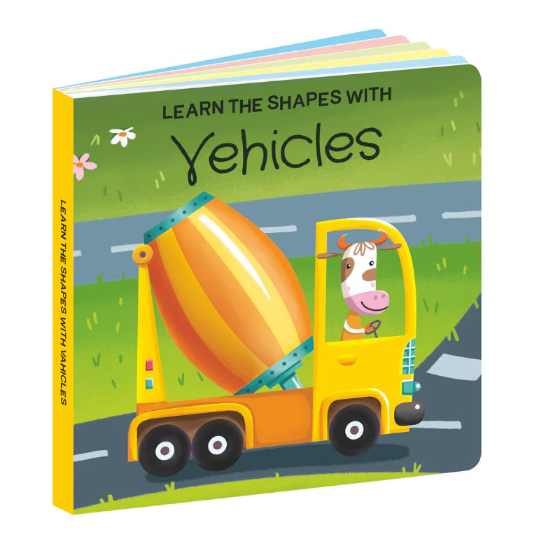 Sassi 3D Puzzle and Book Set - Learn Shapes Vehicles